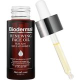 Biodermal gezichtsolie - Renewing Face Oil met krachtige huideigen antioxidanten Q10 - Perfect te mengen met dagcrème - 30ml