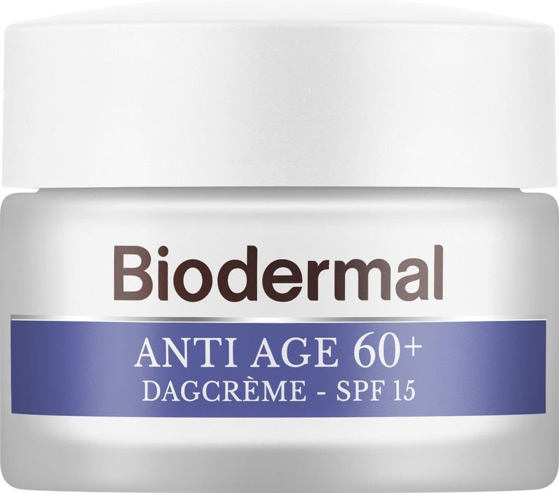 Biodermal - Anti Age Dagcrème - Dagcrème - Hyaluronzuur - Ceramide - SPF15 - 50ml