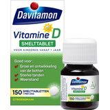 Davitamon Vitamine D Kinderen - Groei en Ontwikkeling - Voedingssupplement - Smelttablet 150 stuks