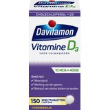 Davitamon Vitamine D Volwassen - vitamine D3 volwassenen - Smelttablet 150 stuks