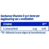 Davitamon Vitamine d 50+ 130 smelttabletten