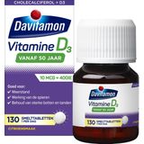 Davitamon Vitamine D 50+ Smelttabletten - vitamine d volwassenen - 130 stuks - Voedingssupplement