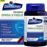Davitamon Compleet + Omega 3 Visolie - Multivitamine - Voedingssupplement - 70 Capsules