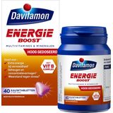 Davitamon - Energie Boost Forte - Multivitamine - Bosvruchten - 40 Tabletten