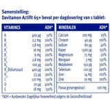 Davitamon Actifit 65+ - Multivitamine voor 60 plussers  - 70 tabletten - Voedingssupplement