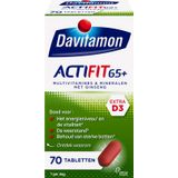 Davitamon Actifit 65+ - Multivitamine voor 60 plussers  - 70 tabletten - Voedingssupplement