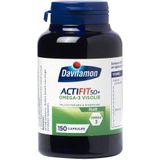 Davitamon Actifit 50 plus omega-3 visolie 150 capsules