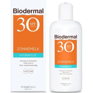 Biodermal Zonnebrand - Hydraplus - Zonnemelk - SPF 30 - 200ml