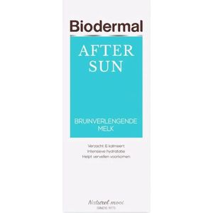 Biodermal Aftersun Bruinverlengende melk - aftersun met kalmerende panthenol (provitamine B5) - 200ml