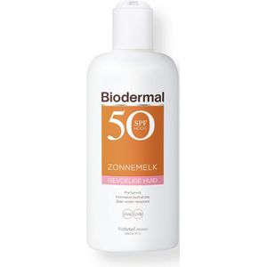 Biodermal zonnemelk gevoelige huid - Zonnemelk voor de gevoelige huid -SPF50+ 200 ml