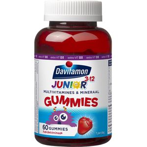 Davitamon Junior 3+ gummies - multivitamine kinderen - 60 stuks - Voedingssupplement