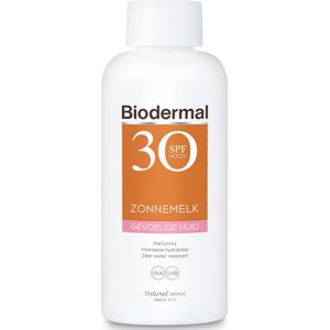 Biodermal Gevoelige Huid SPF30 Zonnemelk - 1+1 Gratis