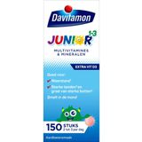 Davitamon Junior vitaminen 1-3 jaar - multivitamine kinderen - 150 smelttabletjes - Aardbeiensmaak