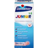 Davitamon Junior vitaminen 1-3 jaar - multivitamine kinderen - 150 smelttabletjes - Aardbeiensmaak
