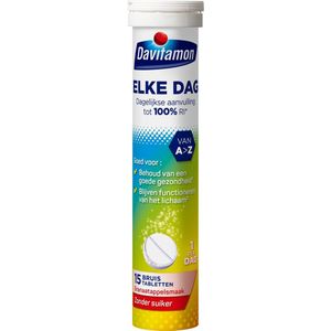 Davitamon Elke Dag - Complete multivitaminen met 22 essentiële vitamines en mineralen- 15 bruistabletten