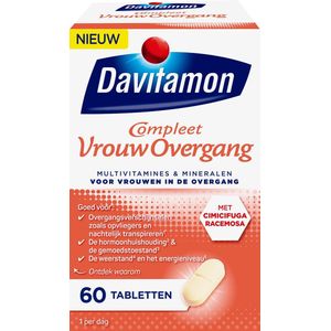 Davitamon Compleet Vrouw Overgang Multivitamine 60 tabletten