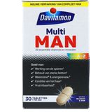 Davitamon Multi Man - met extra selenium en zink - multivitaminen man - 30 tabletten
