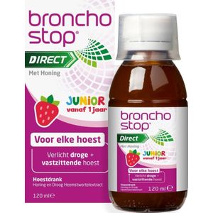 Bronchostop Direct Junior - Hoestdrank - Met honing - 120ml