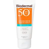 Biodermal Zonnebrand - Zonnebrandcreme gezicht -Hydraplus Face SPF50 -  50ml