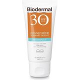 Biodermal Zonnebrand - Zonnebrandcreme gezicht - Hydraplus Face SPF30 50ml