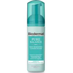 Biodermal Pure Balance Skin Renewing Cleansing Mousse -  gezichtsreiniging  - Gezichtsreinigings mousse - 150ml