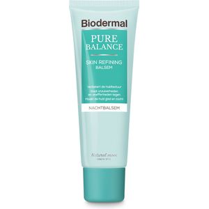 Biodermal - Pure Balance - Nacht Balsem - Voor Volwassen Huid - 50ml