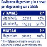 Davitamon Magnesium Triple Layer - Voedingssupplement – 30 magnesium tabletten