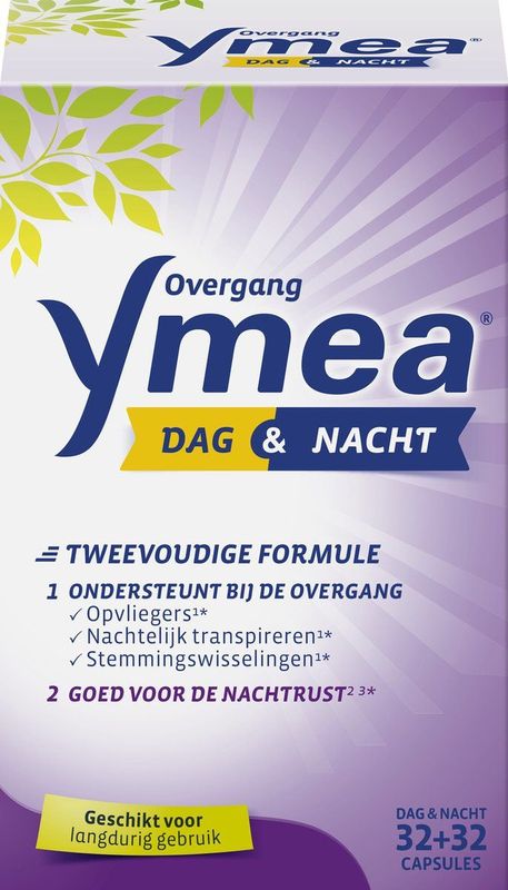 Ymea - Dag & Nacht - Menopauze Ondersteuning - Capsules - Natuurlijke Ingrediënten