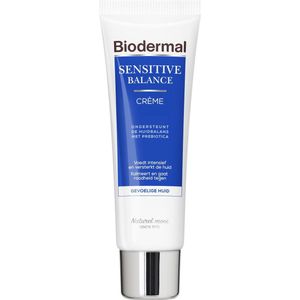 Biodermal Sensitive Balance Crème – Gezichtsverzorging met hyaluronzuur - Dagcrème voor de gevoelige huid - 50ml