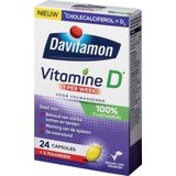 Davitamon Vitamine D - 1 per week - 100% plantaardig  - Vegan – Voedingssupplement - 24 capsules