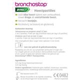 Bronchostop Direct - Hoestpastilles - Met honing  – 20 stuks