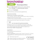 Bronchostop Direct - Hoestpastilles - Met honing  – 20 stuks