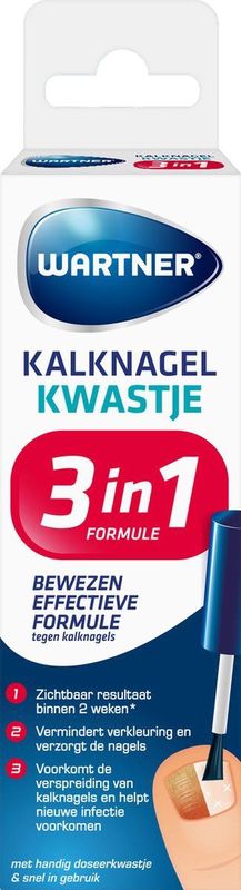 Wartner Kalknagelkwastje 5ml - kalknagels behandelen - effectieve behandeling van kalknagels en schimmelnagels