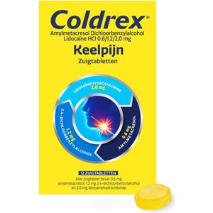 Coldrex Keelpijn - 1 x 12 zuigtabletten