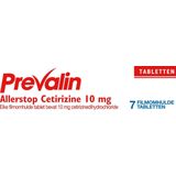 Prevalin Allerstop 10mg Cetirizine - hooikoorts tabletten - 7 hooikoortstabletten