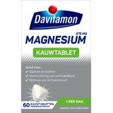 Davitamon Magnesium - Magnesium tabletten - Voedingssupplement- 60  Magnesium kauwtabletten