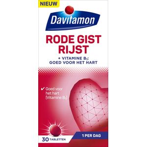Davitamon Rode Gist Rijst 30 tabletten