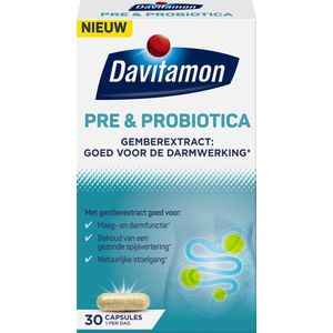 Davitamon Pre & Probiotica met Gember-extract Capsules