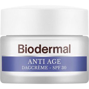 Biodermal Anti Age Dagcrème -  SPF30 - Dagcrème met hyaluronzuur en vitamine C tegen huidveroudering - 50ml