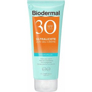 Biodermal Hydraplus Ultralichte Zon Gel-Crème SPF 30 - Zonnebrand met SPF30 - Zonnebrand met hyaluronzuur