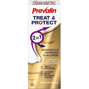 Prevalin Treat & Protect Neusspray - behandelt & voorkomt bij hooikoorts, huisstofmijt en dierenallergie - 15 ml