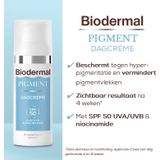 Biodermal Pigment Dagcrème - SPF 50 - vermindert hyperpigmentatie, zoals pigmentvlekken - pigmentvlekken creme - 50 ml