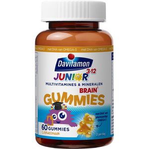 Davitamon Junior 3+ Brain gummies - multivitamine kinderen - 60 stuks - Multivitaminen