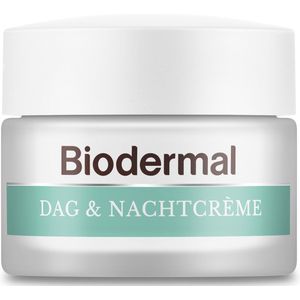 Biodermal - Dag & Nachtcrème - Voor Alle Huidtypen - 50 ml - Dermatologisch Getest