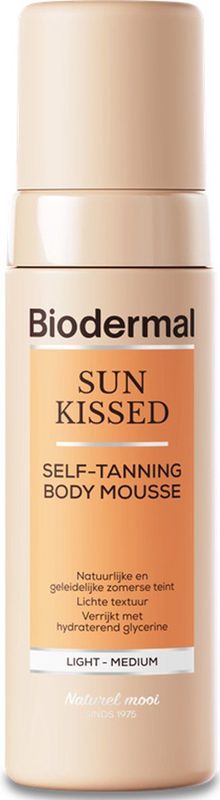 Biodermal - Sunkissed - Zelfbruinende Mousse - 200ml - Vegan