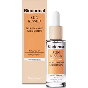 Biodermal - Self-Tanning Face Drops - Parfumvrij - Hydraterend Hyaluronzuur