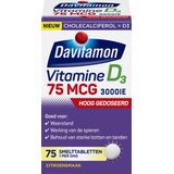 Davitamon - Vitamine D3 - Smelttabletten - 75mcg - 60+15 GRATIS
