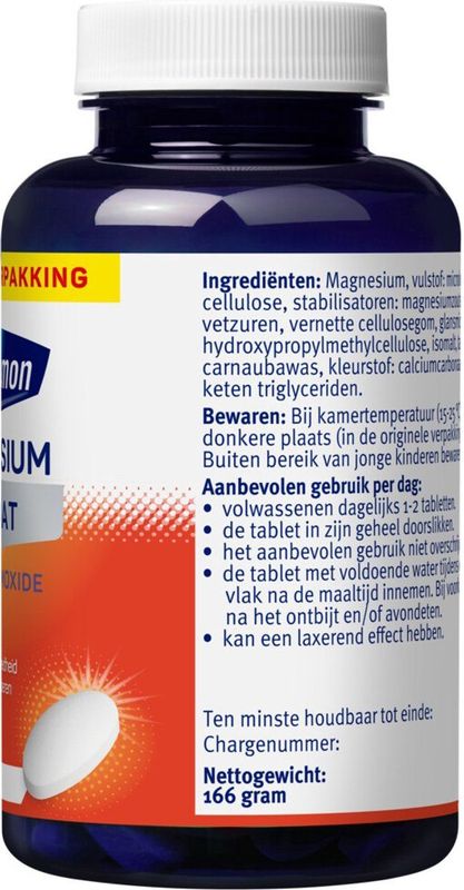 Davitamon - Magnesium Citraat - 120 Tabletten - Voordeelverpakking