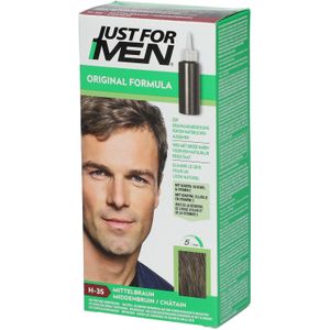 Just For Men - Original Formula - Haarkleuring - Middenbruin - Ammoniakvrij