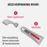 Just For Men Autostop Inkambare Haarverf Voor Wenkbrauw en Baard, Elimineert Grijs, Easy Comb-In, Donkerbruin A-45